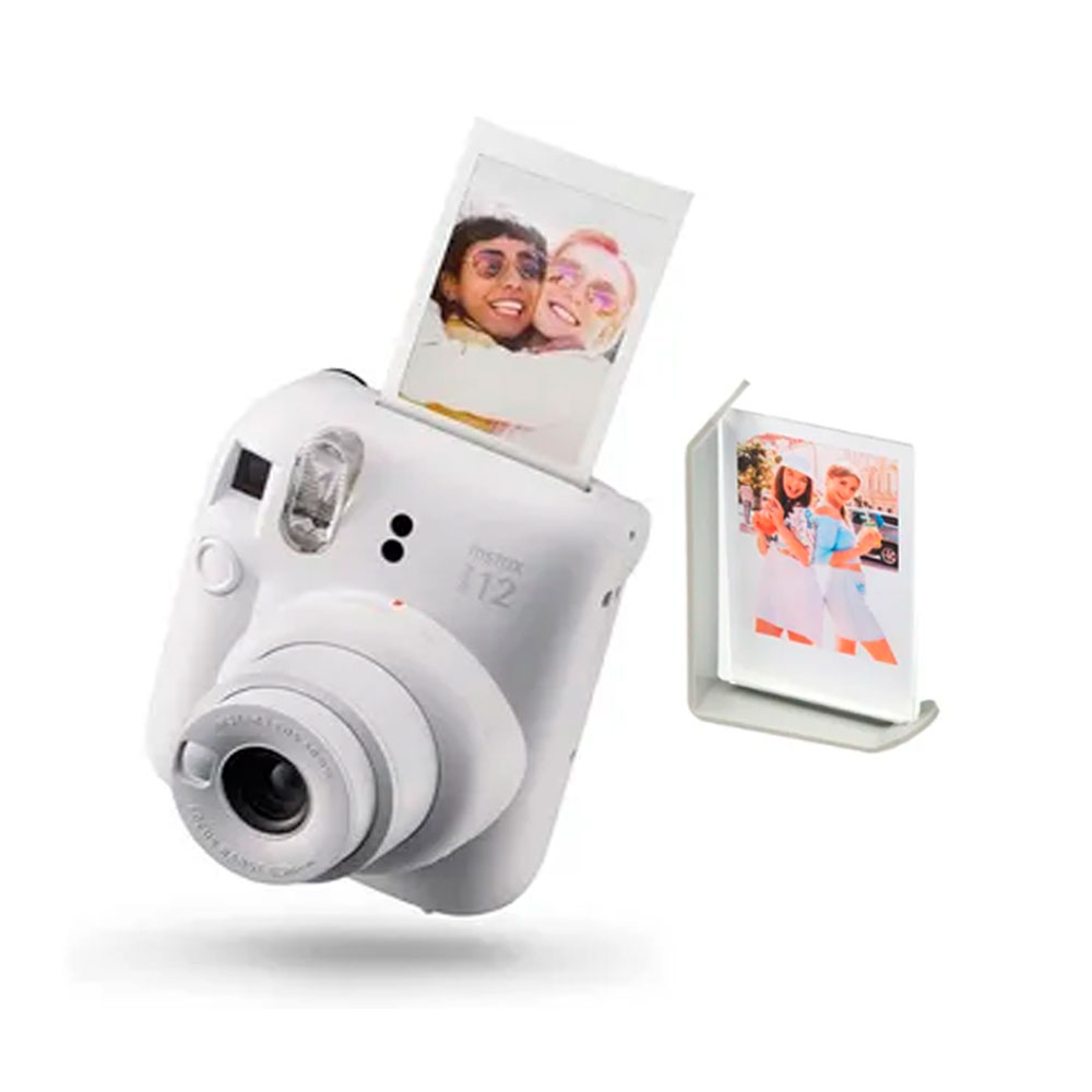 CAMARA FUJIFILM INSTAX MINI 12 BLANCO+5PORTAFOTOS+MARCO - 3
