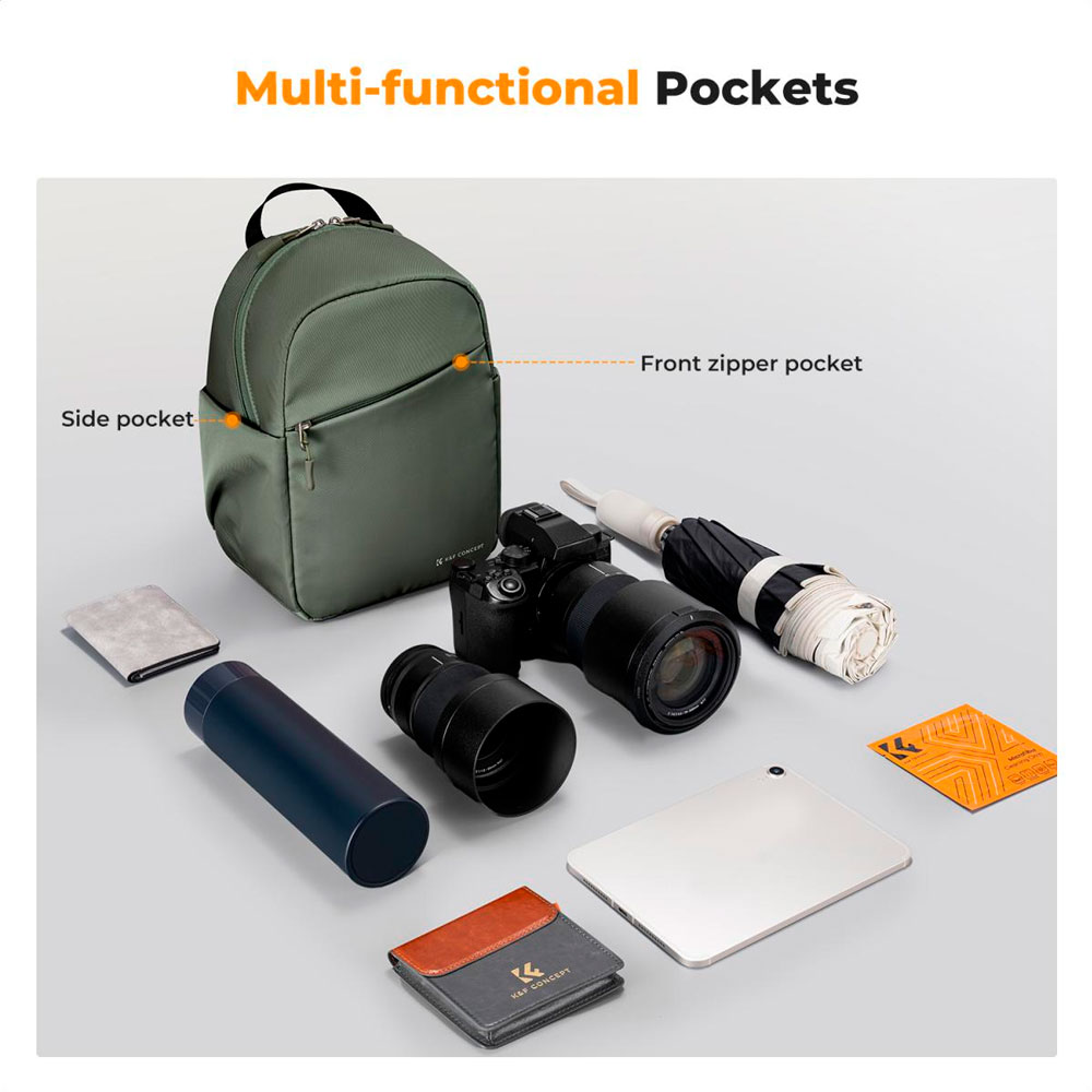 MOCHILA KYF CONCEPT KF13.171V2 - VERDE - 3