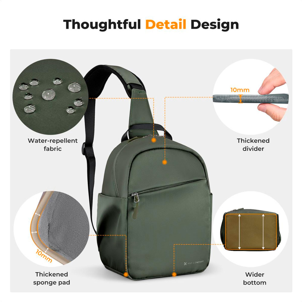 MOCHILA KYF CONCEPT KF13.171V2 - VERDE - 4