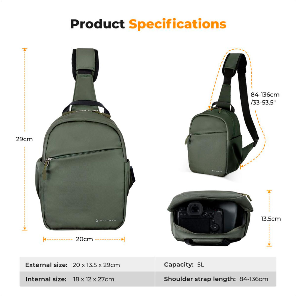 MOCHILA KYF CONCEPT KF13.171V2 - VERDE - 5