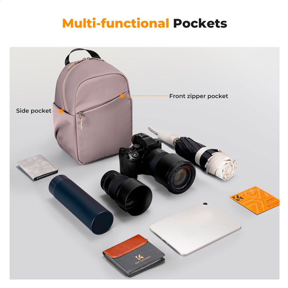 MOCHILA KYF CONCEPT KF13.171V1 PALO ROSA - 3