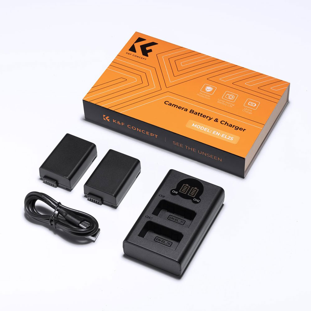 CARGADOR DUAL KYF CONCEPT + 2 BATERIAS EN-EL25 KF28.0031 - 6