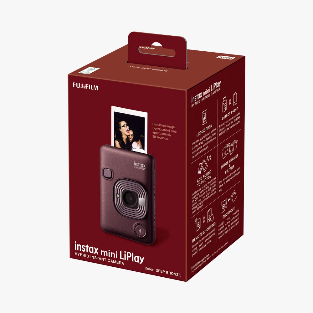 CAMARA FUJIFILM INSTAX MINI LIPLAY BRONZE - 5
