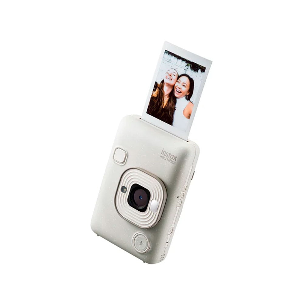 CAMARA FUJIFILM INSTAX MINI LIPLAY WHITE+ PELICULA X20 - 3