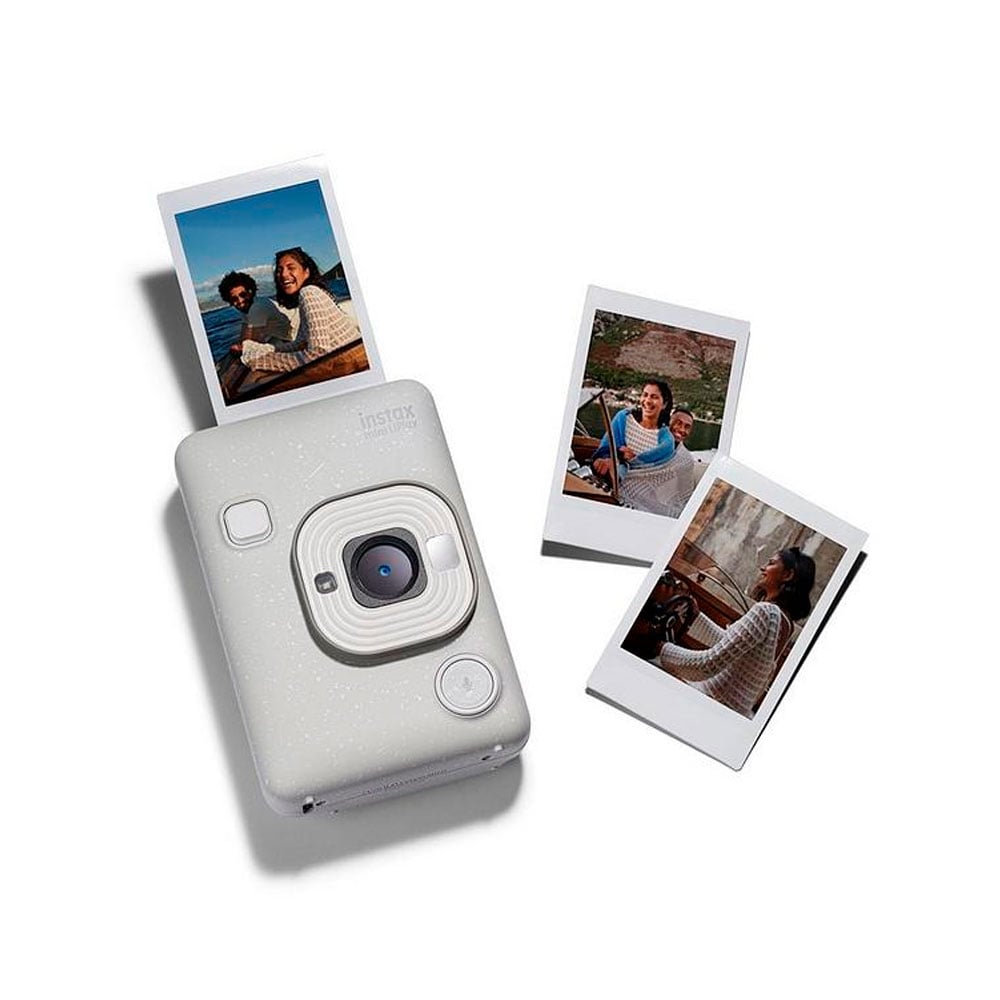CAMARA FUJIFILM INSTAX MINI LIPLAY WHITE+ PELICULA X20 - 4