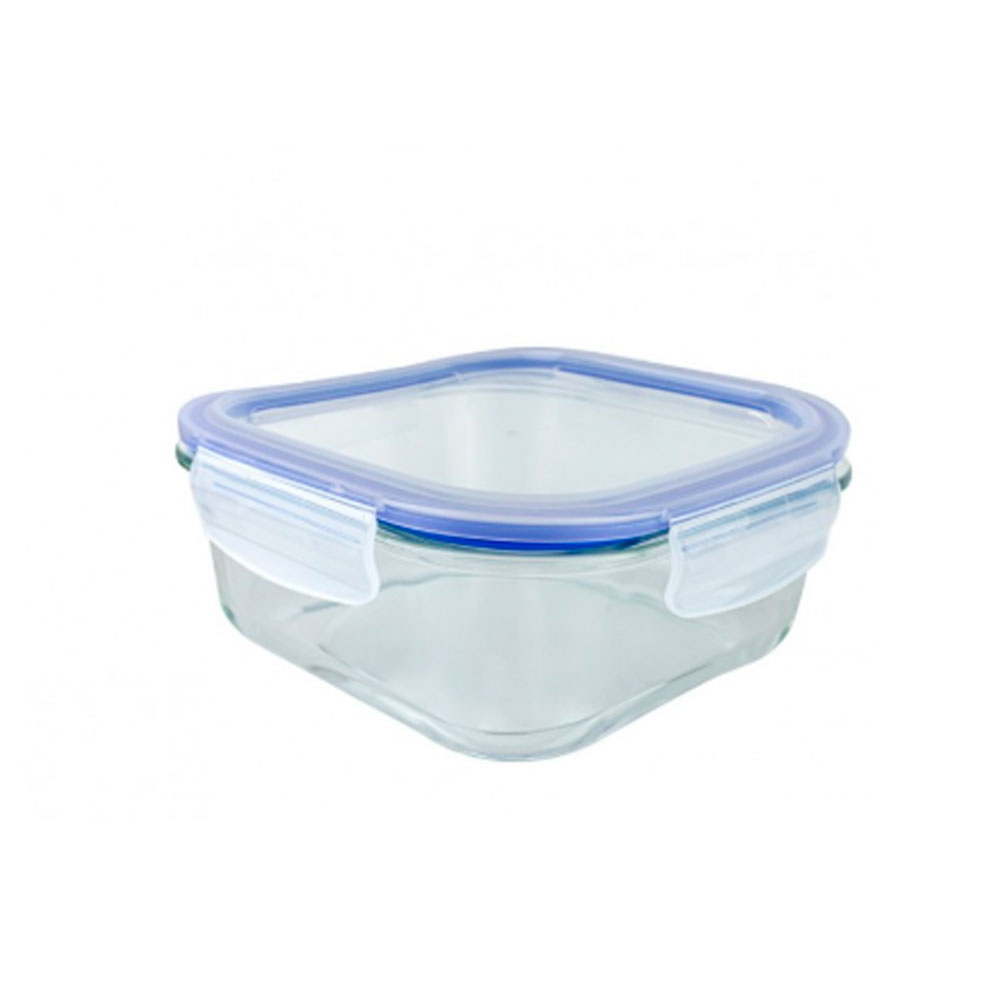 TAPER GYG CUADRADO HERMETICO 1000ML TAPA COLOR VARIADO - 1