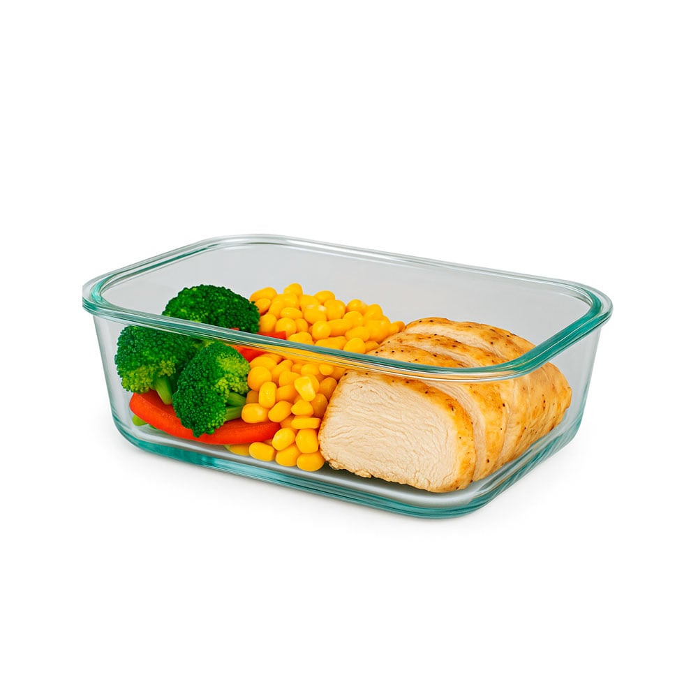 TAPER GYG RECTANGULAR HERMETICO 1000ML TAPA COLOR VARIADO - 3