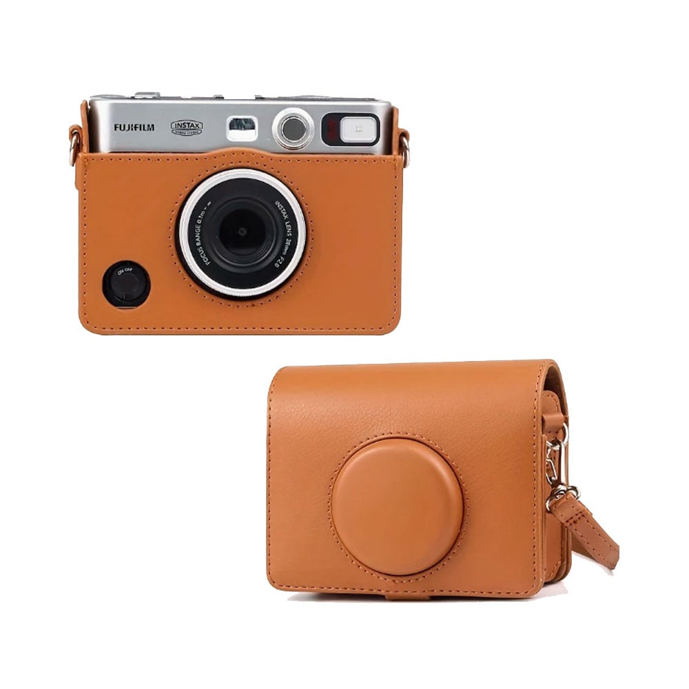 CAMARA FUJIFILM INSTAX MINI EVO BROWN +ESTUCHE +PELIC X20 - 3
