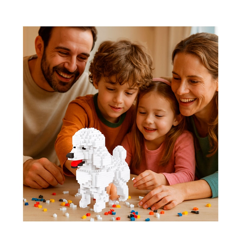 PERRO PUDDLE MINI BLOQUES ARMABLE 850 PIEZAS - 3