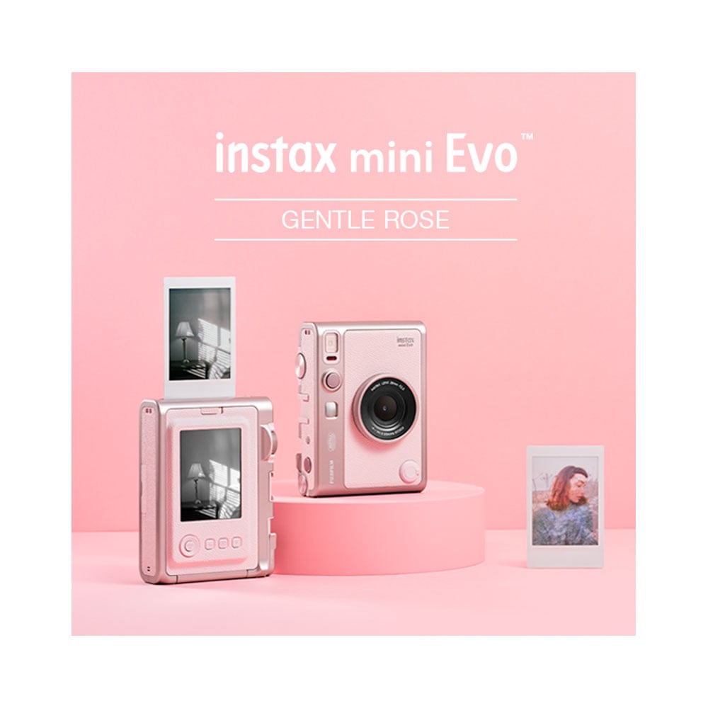 CAMARA FUJIFILM INSTAX MINI EVO ROSE - 4
