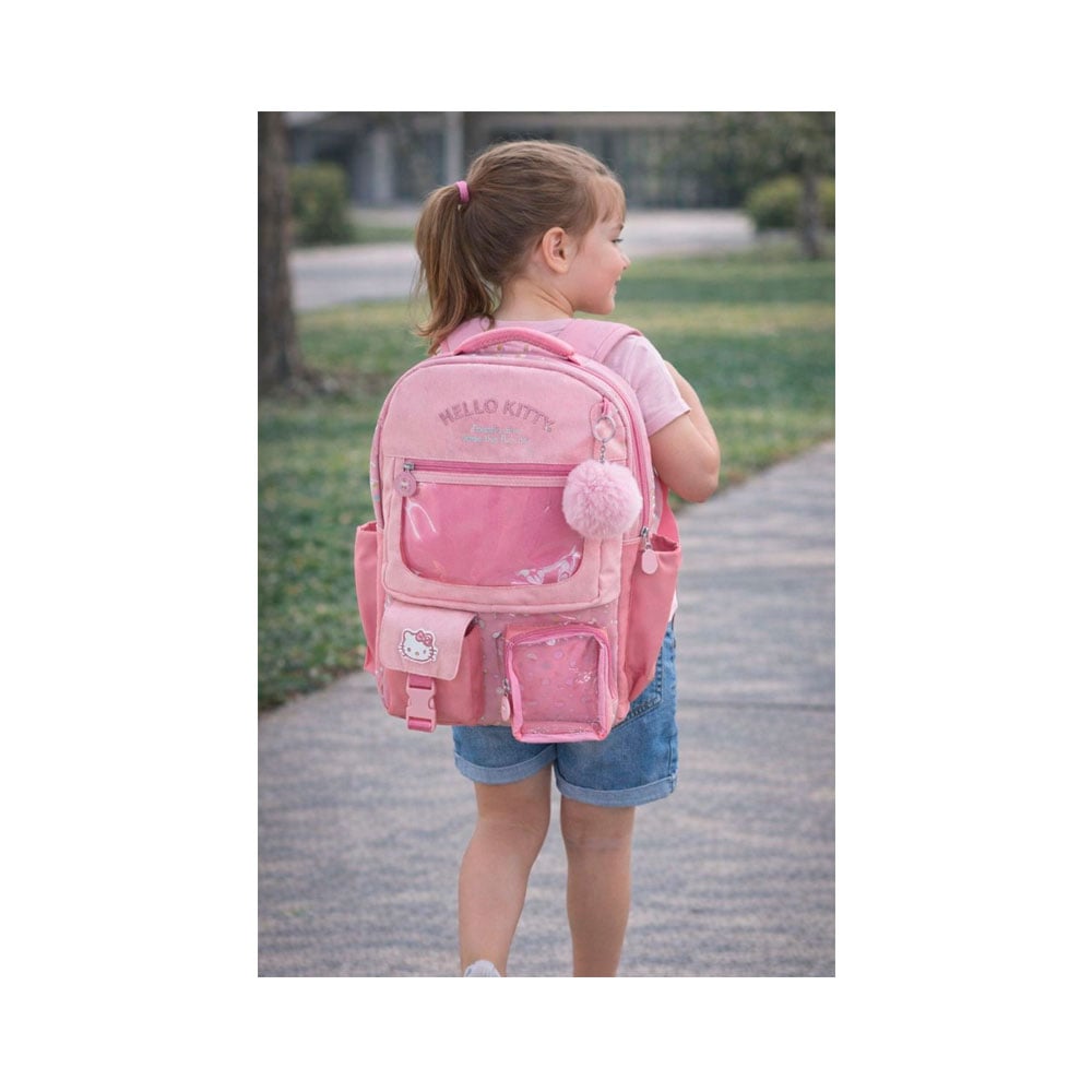 MOCHILA HELLO KITTY KAWAII SCOOL 500350 OFICIO - 3