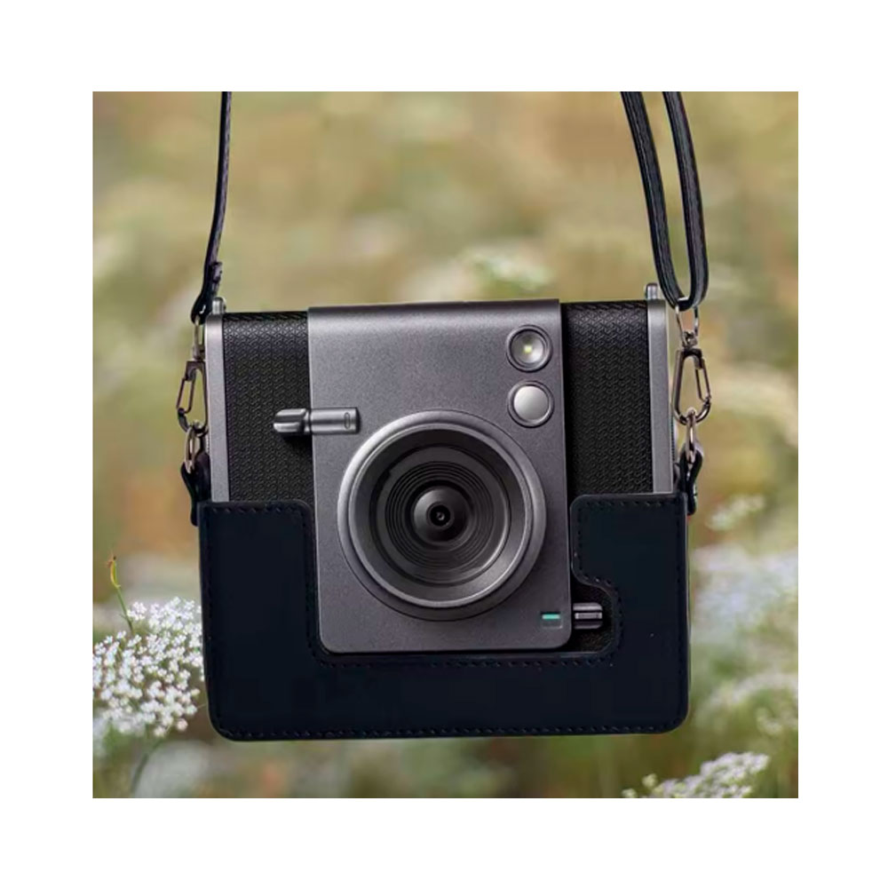 CAMARA FUJIFILM INSTAX WIDE EVO BLACK + ESTUCHE NEGRO + PELICULAS X 20 UNID - 3