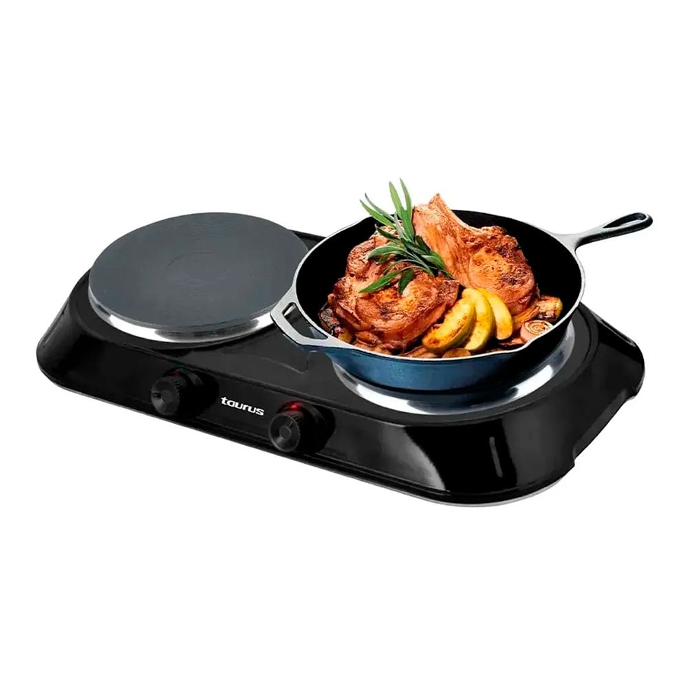 COCINA ELECTRICA TAURUS 2 HORNILLAS FENIX DUO - 1