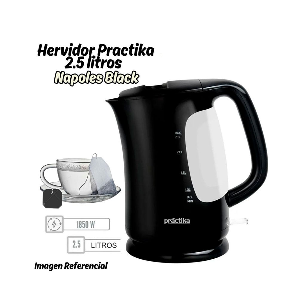 HERVIDOR PRACTIKA NAPOLES 2.5 LT 1850W - 3
