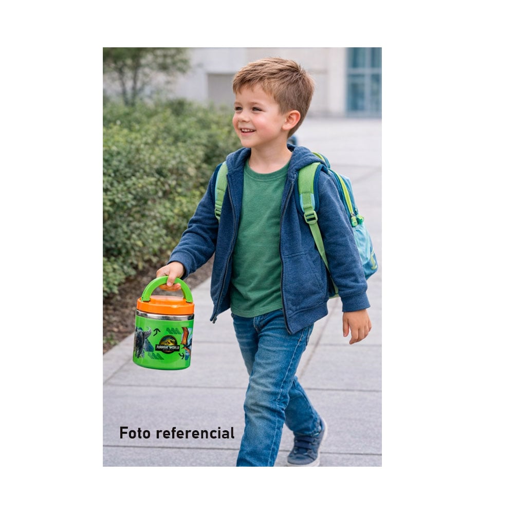 TERMO DE COMIDA JURASSIC 600ML SCOOL 704725 - 3