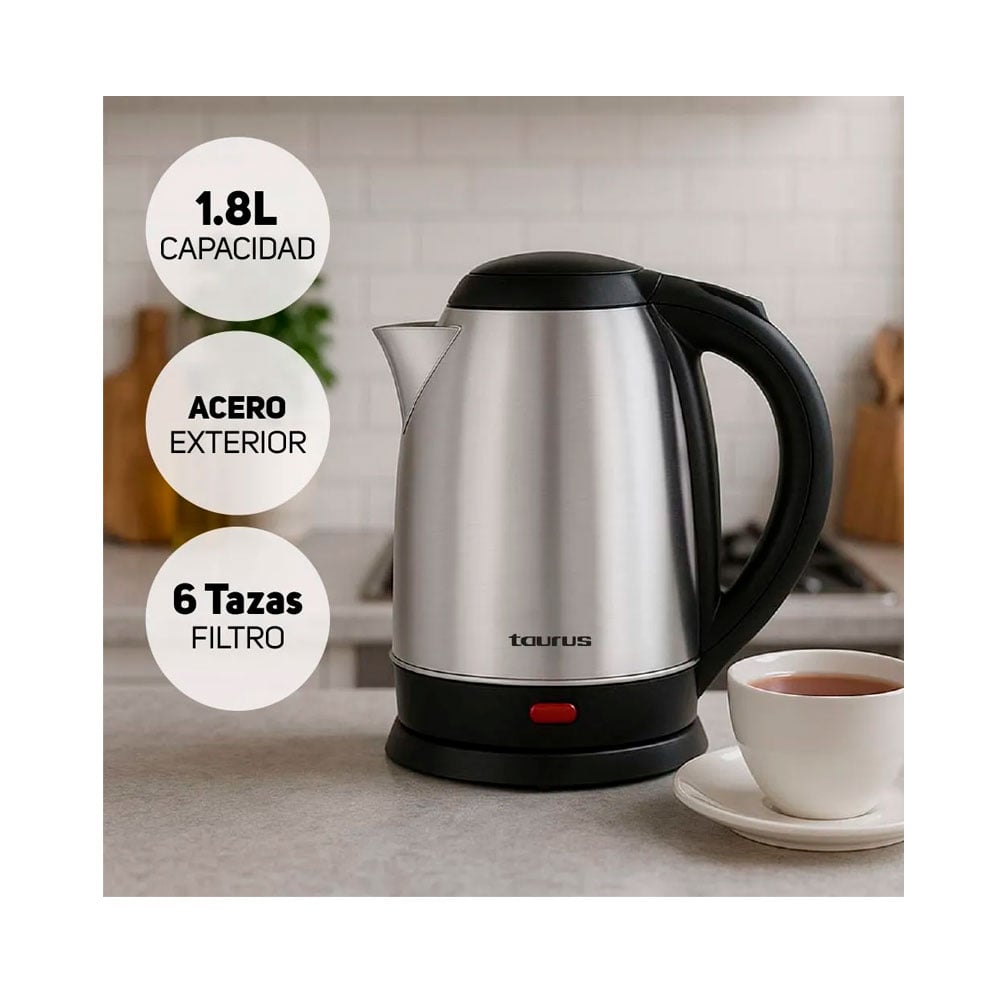 HERVIDOR TAURUS ROMA 1.8LT 1500W - 3