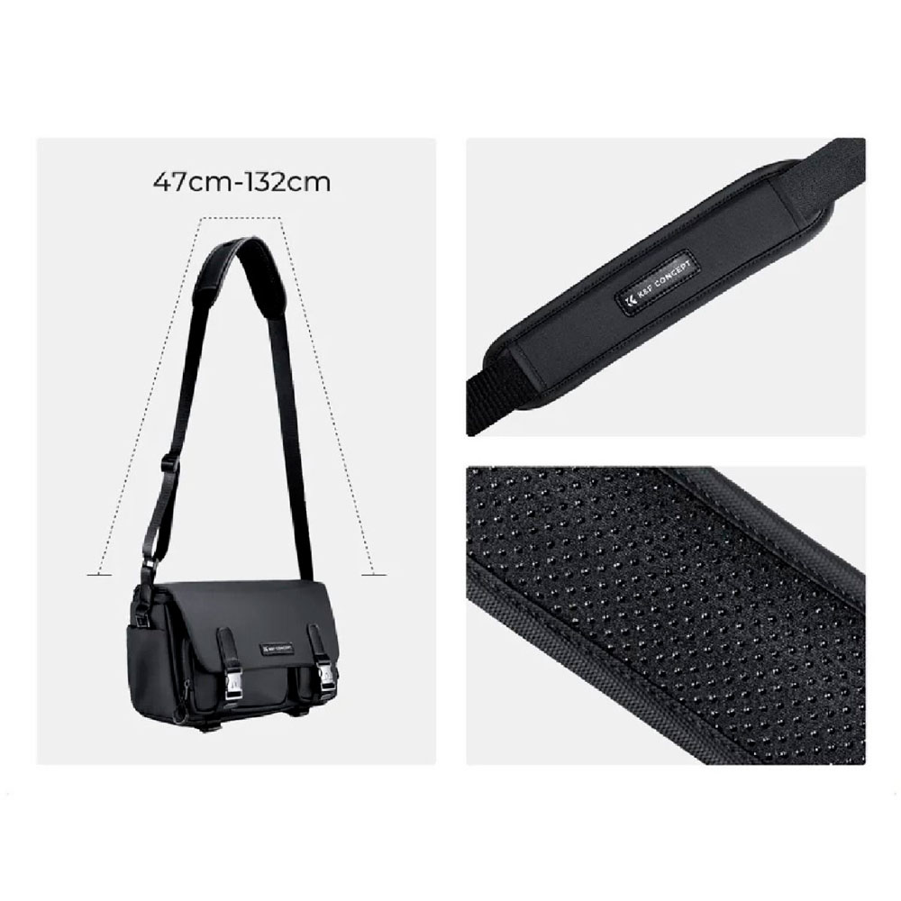 MALETIN KYF CONCEPT 10L - KF13.142 - NEGRO - 3