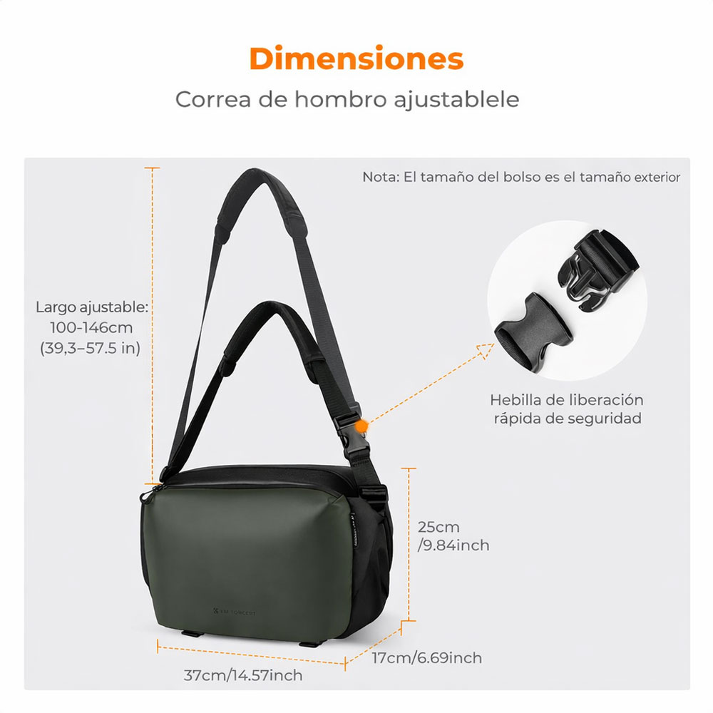 ESTUCHE KYF CONCEPT 12L - KF13.177V2 - VERDE OSCURO - 3