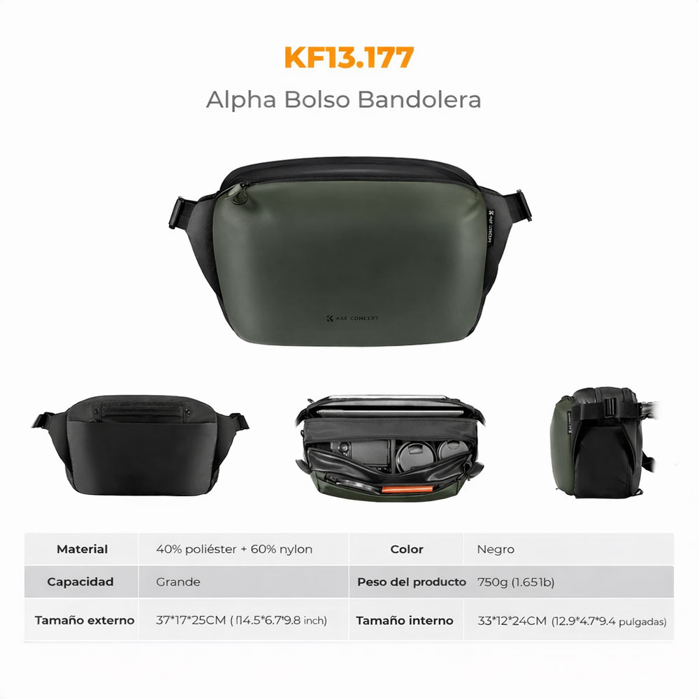 ESTUCHE KYF CONCEPT 12L - KF13.177V2 - VERDE OSCURO - 8