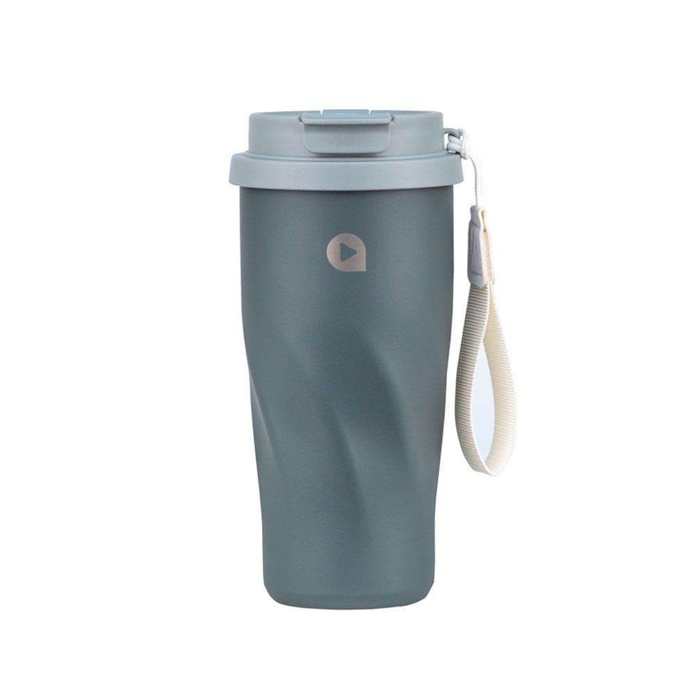 VASO AQUA MUG SCOOL 500 ML DOBLE TOMA GRAPHITE 400433 - 1
