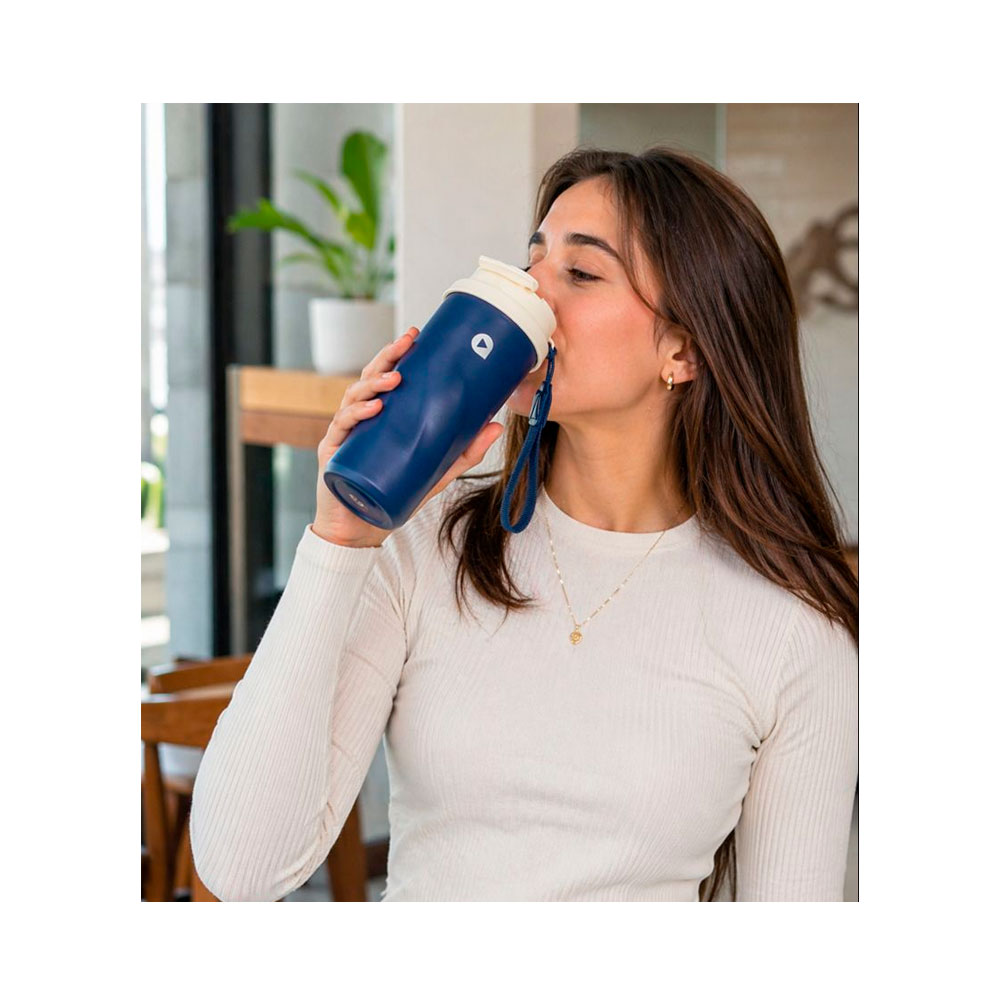 VASO AQUA MUG SCOOL 500 ML DOBLE TOMA NAVY 400434 - 3