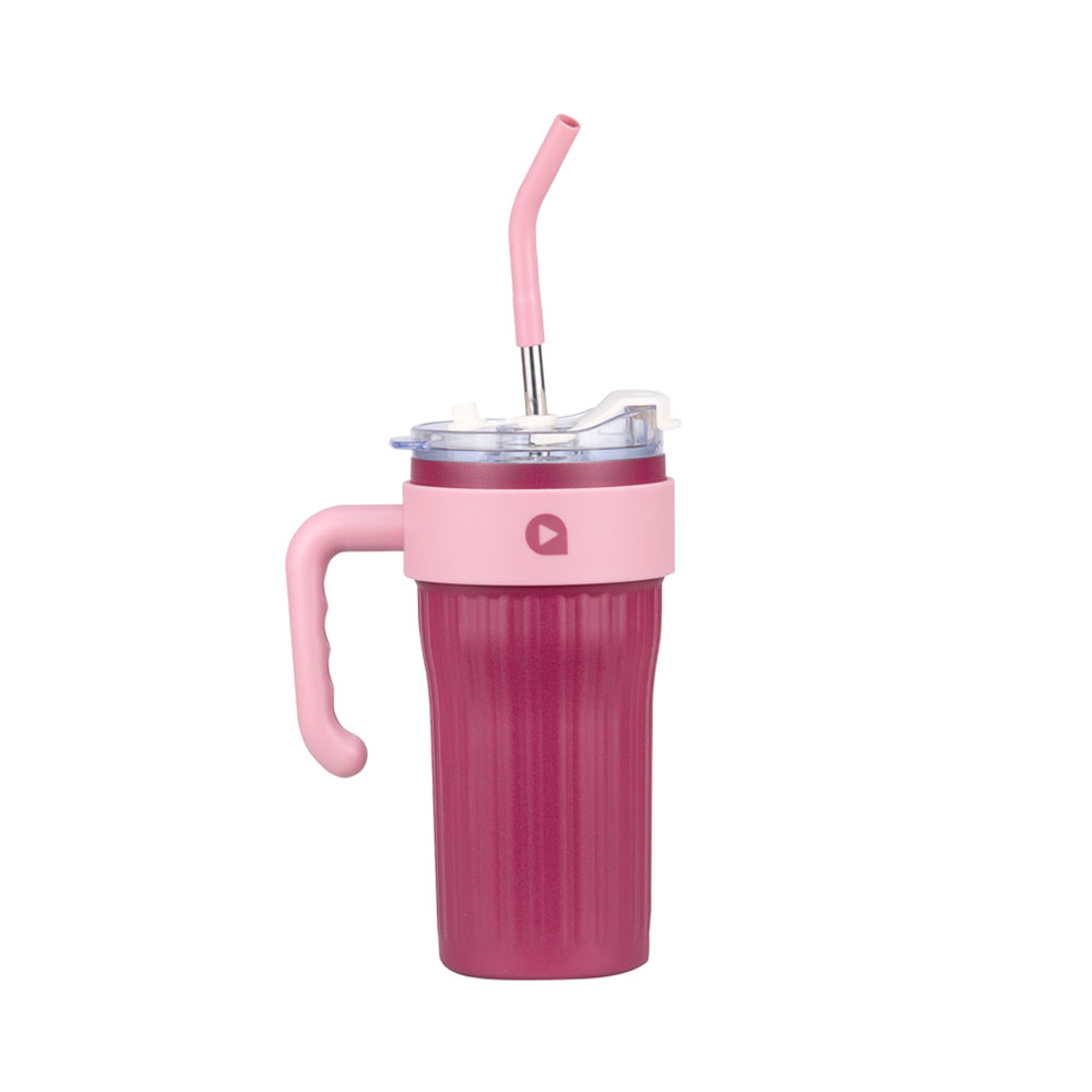 VASO TUMBLER FLUID SCOOL 800ML ACERO RASPBERRY 400445 - 1