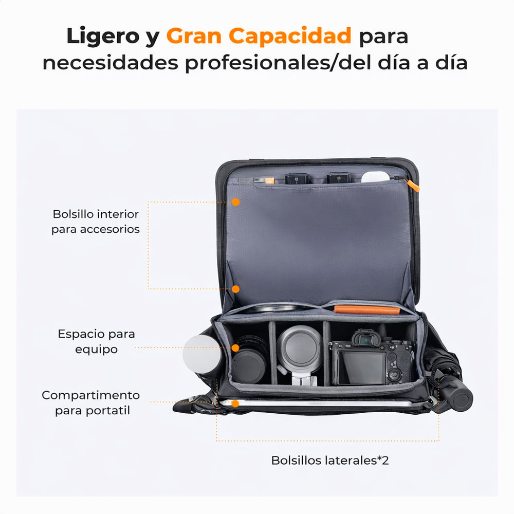MALETIN KYF CONCEPT 10L KF13.163 NEGRO - 3