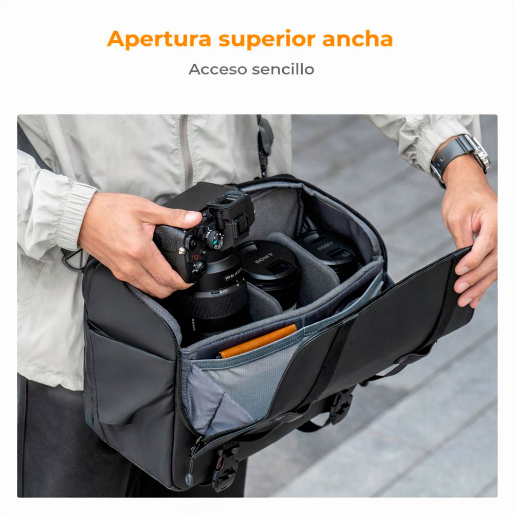 MALETIN KYF CONCEPT 10L KF13.163 NEGRO - 4