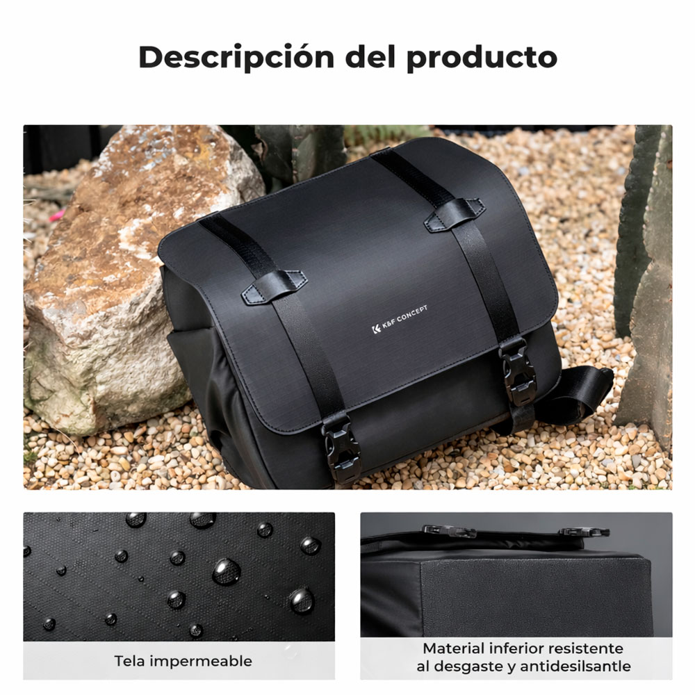 MALETIN KYF CONCEPT 10L KF13.163 NEGRO - 6