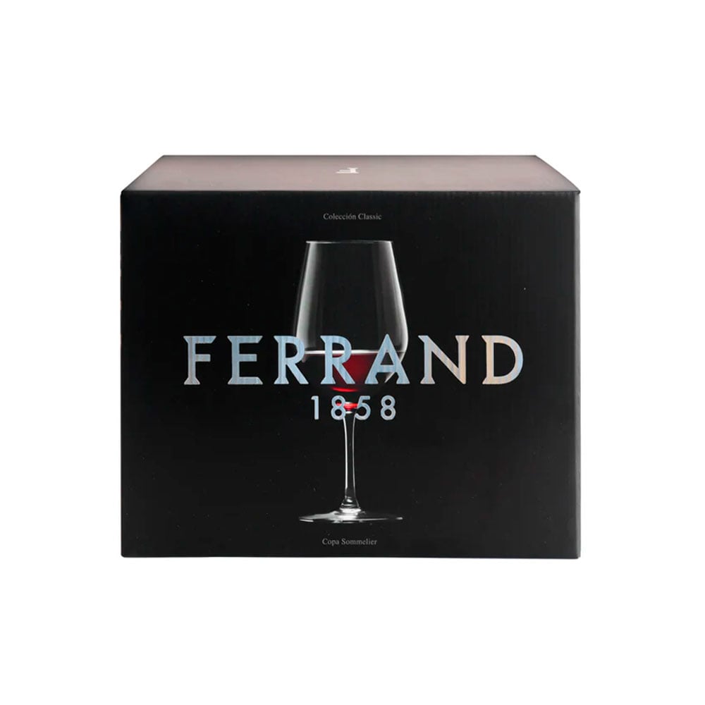 SET COPAS FERRAND SOMMELIER CLASICC X 6 CRISTAL - 4