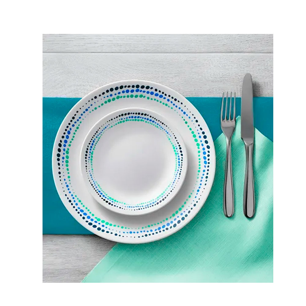 VAJILLA CORELLE 12 PIEZAS OCEAN BLUES - 2