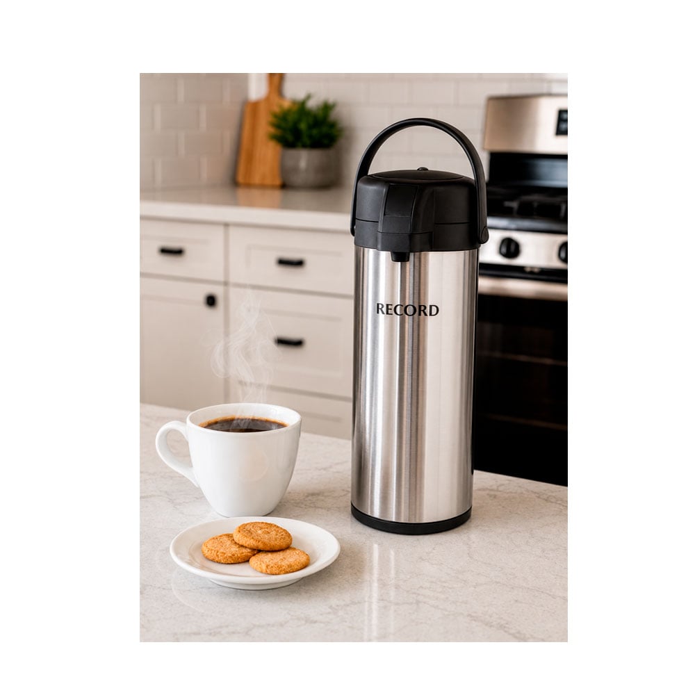 TERMO RECORD BOMBA ACERO INOX 1.9LT DISPENSADOR - 2
