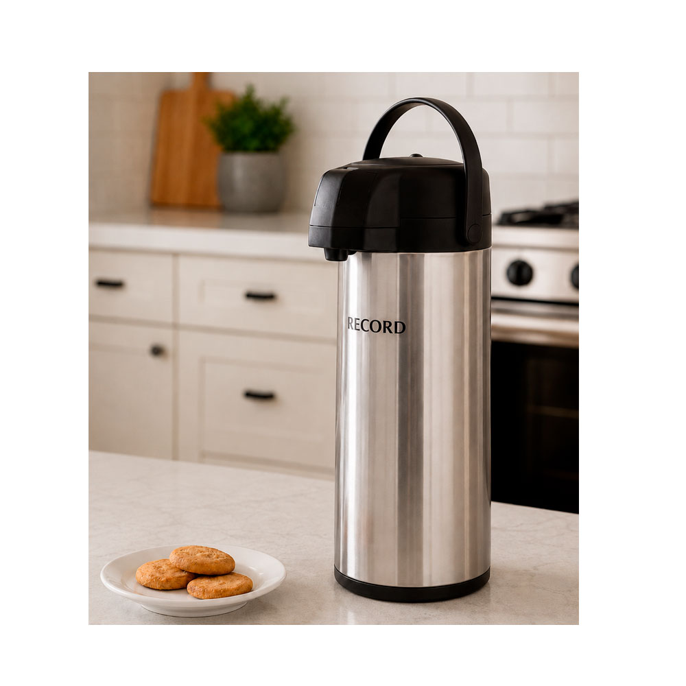 TERMO RECORD BOMBA ACERO INOX 1.9LT DISPENSADOR - 3