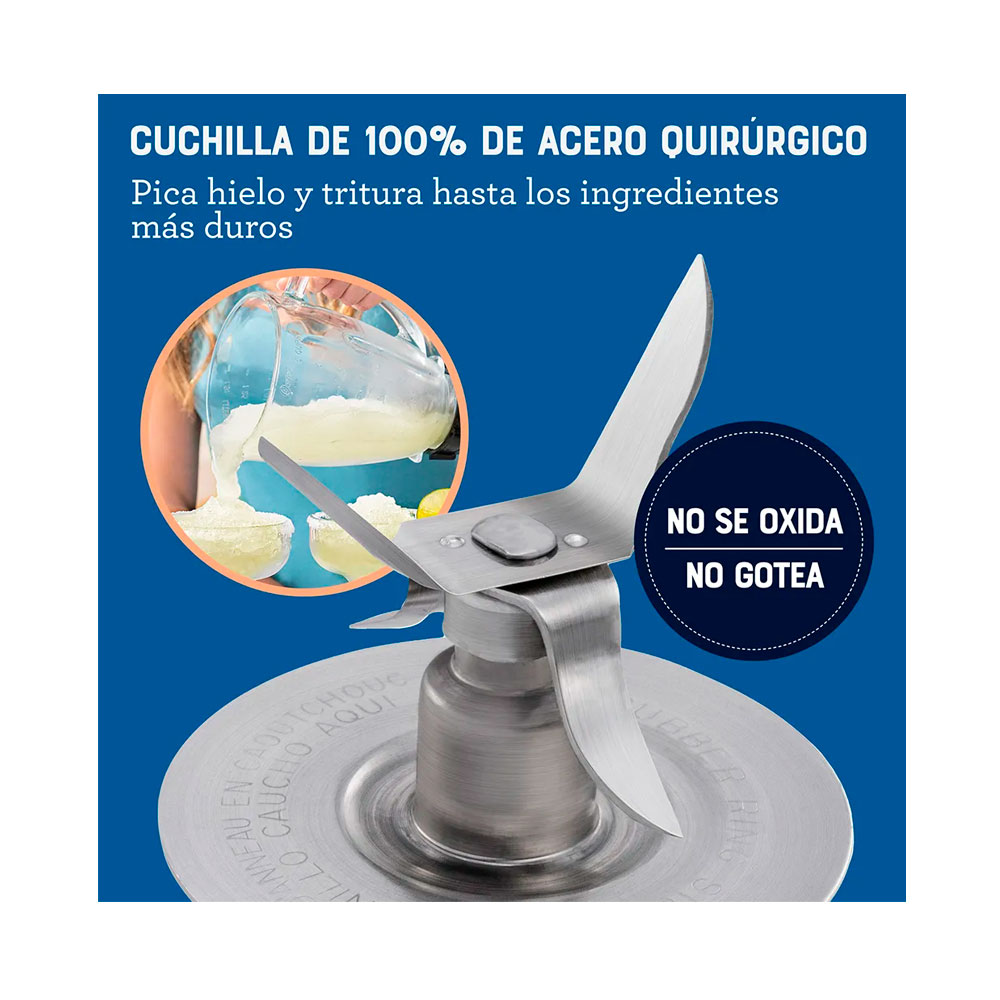 LICUADORA OSTER BLSTKAGRPB 1.5LT 800W 2 VEL P.HIELO - 6