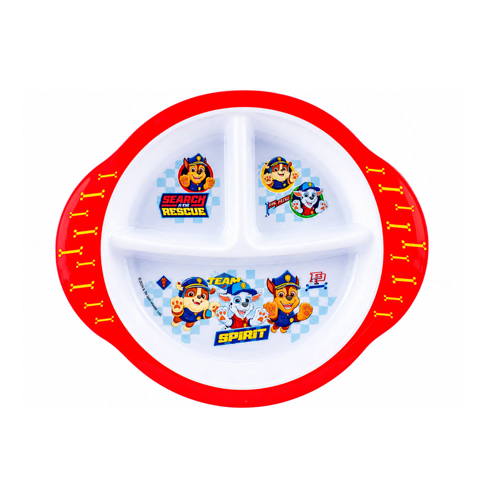 VAJILLA PLATO PAW PATROL DIVISION ANTIDESLIZANTE SCOOL 705340 - 2
