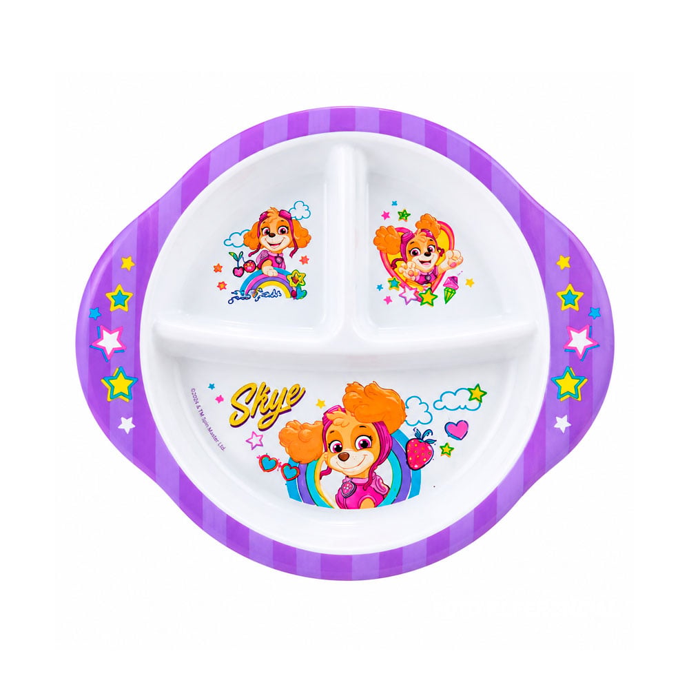 VAJILLA PLATO PAW PATROL DIVISION ANTIDESLIZANTE SCOOL 705339 - 2
