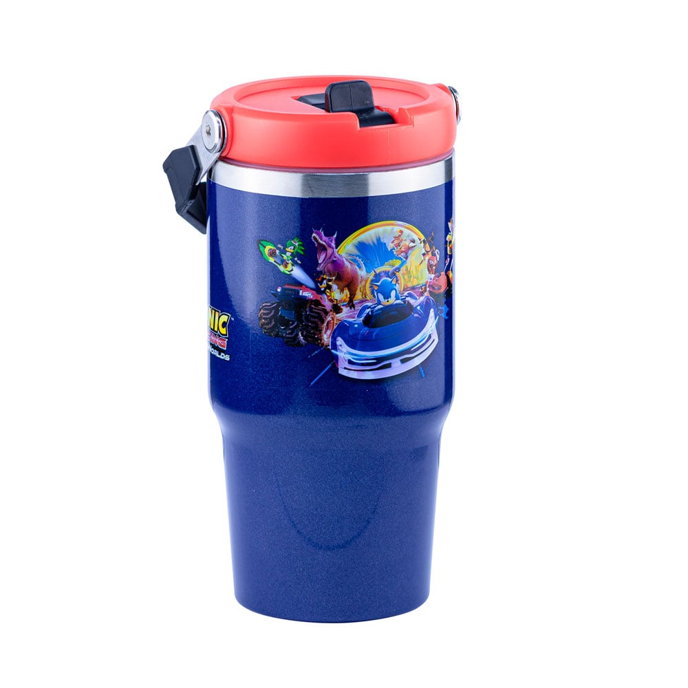 VASO TUMBLER SONIC 600ML ACERO INOX CON ASA Y CAÑA SCOOL – 705044 - 1