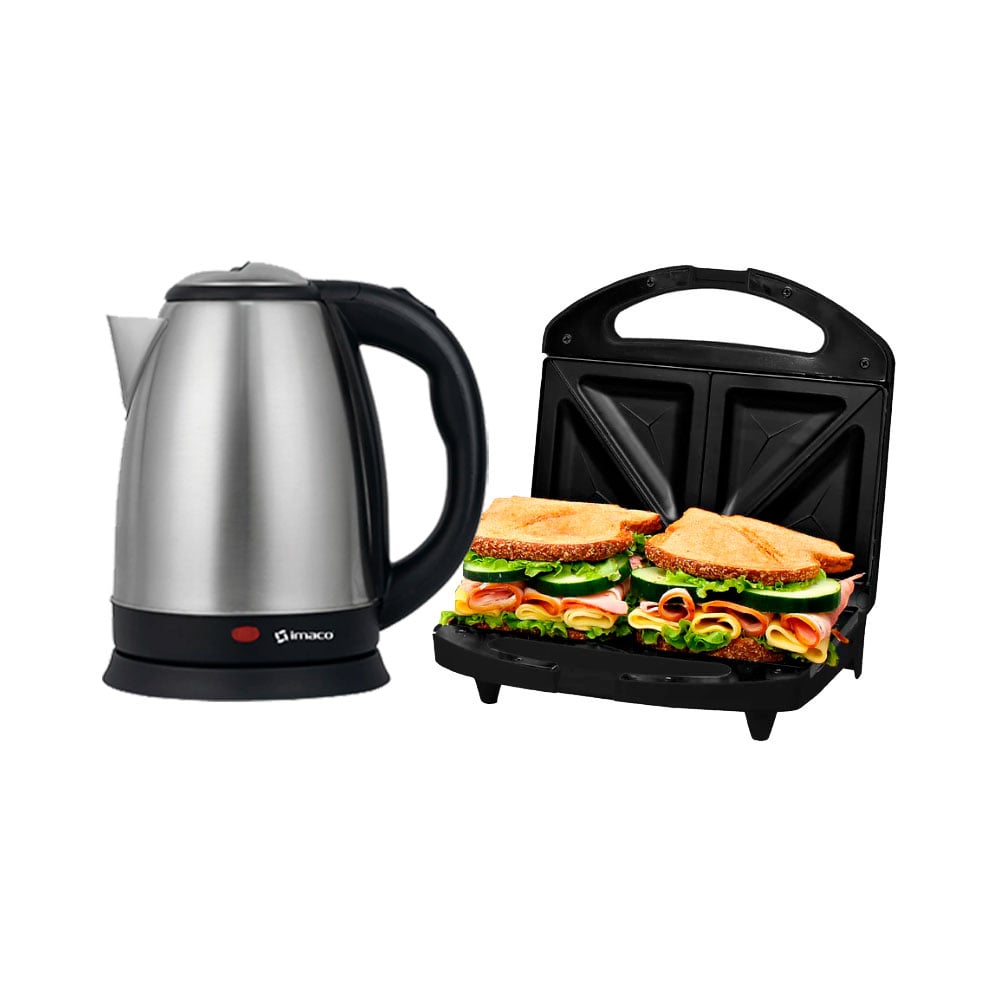 COMBO LICUADORA IMACO+ARROCERA+SANDWICHERA+HERVID+PLANCHA - 2