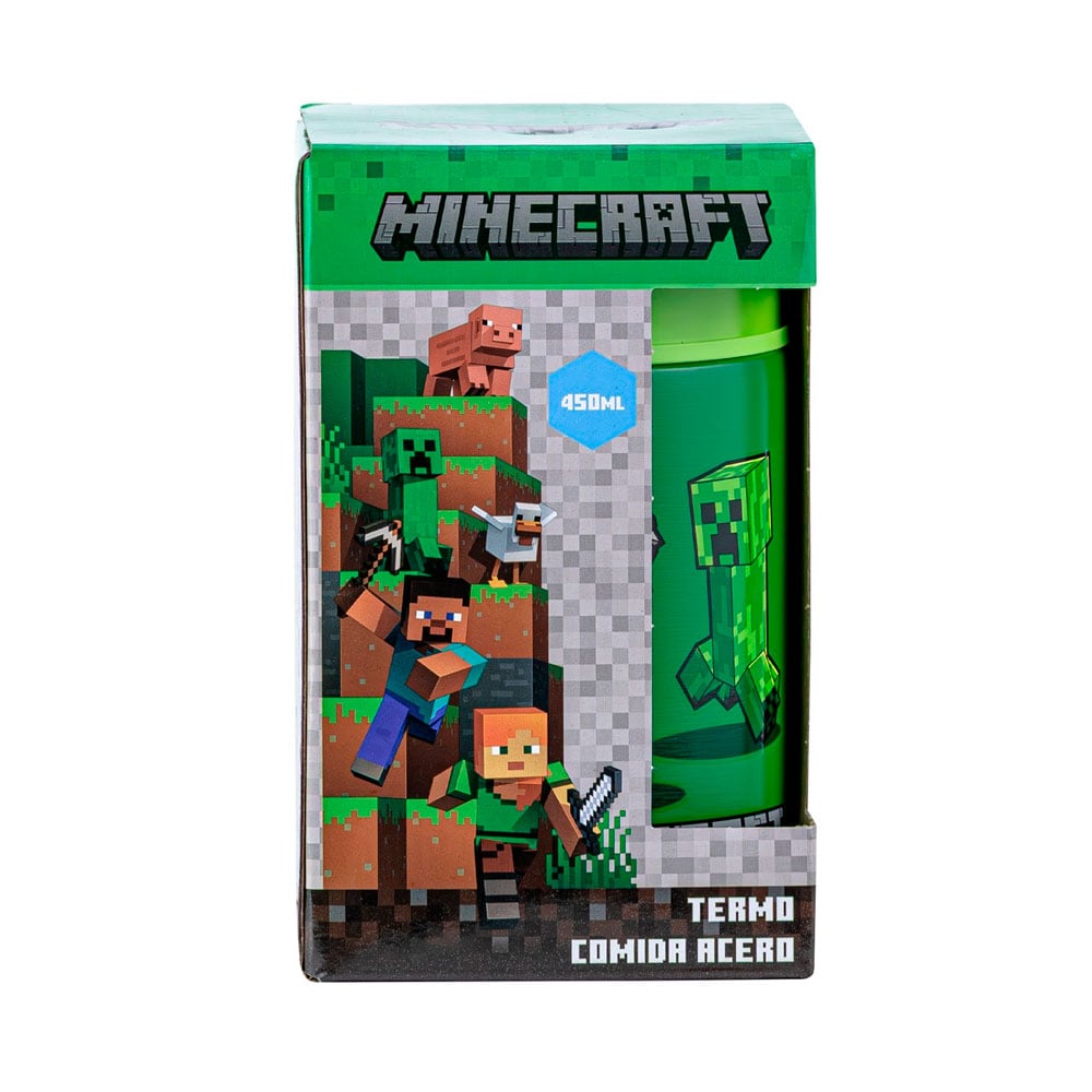TERMO DE COMIDA MINECRAFT ACERO SCOOL 450ML 705056 - 2