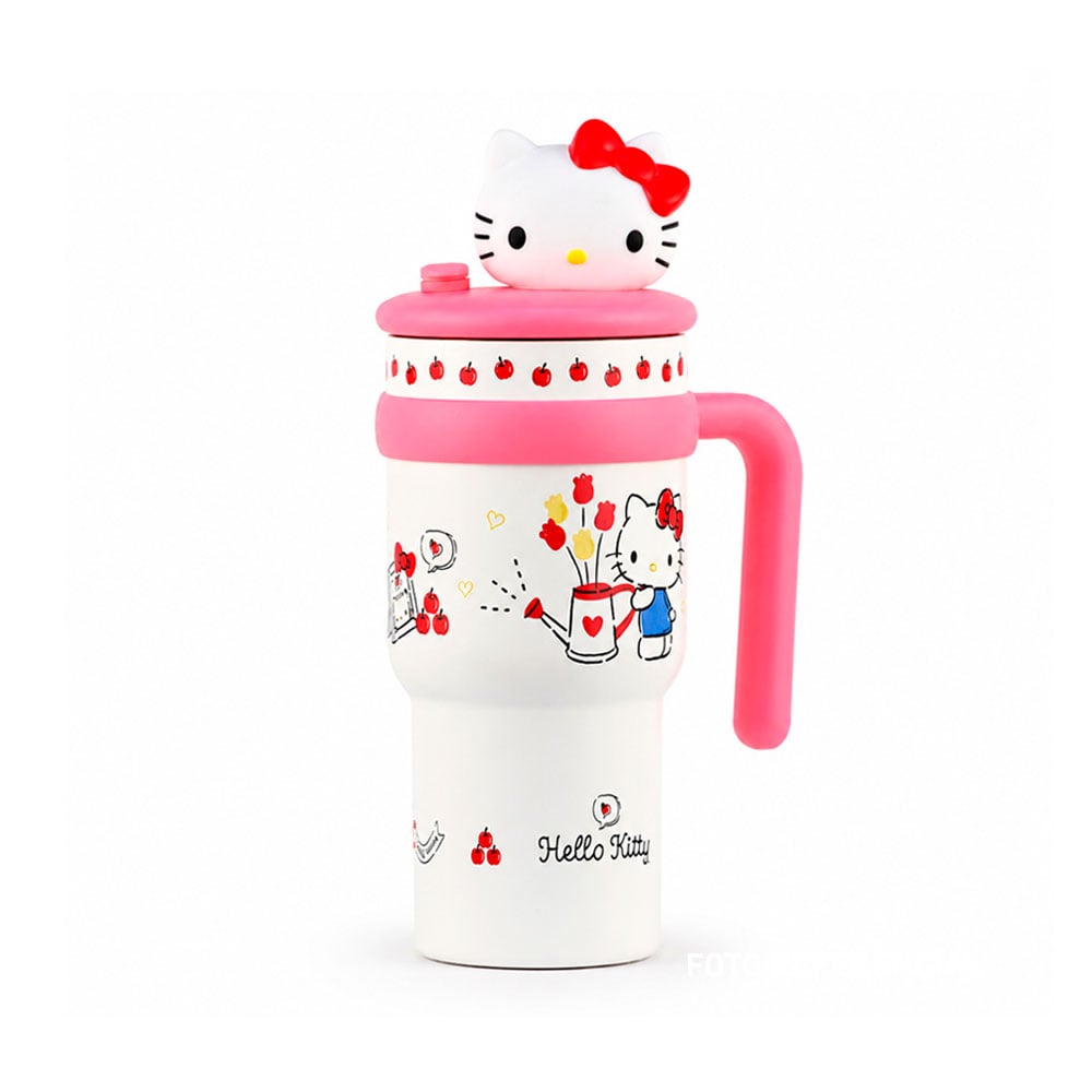 TOMATODO TUMBLER HELLO KITTY 3D ACERO SCOOL 700 ML – 400421 - 1