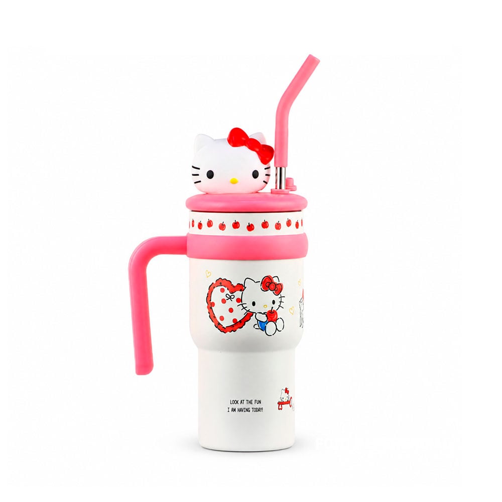 TOMATODO TUMBLER HELLO KITTY 3D ACERO SCOOL 700 ML – 400421 - 2
