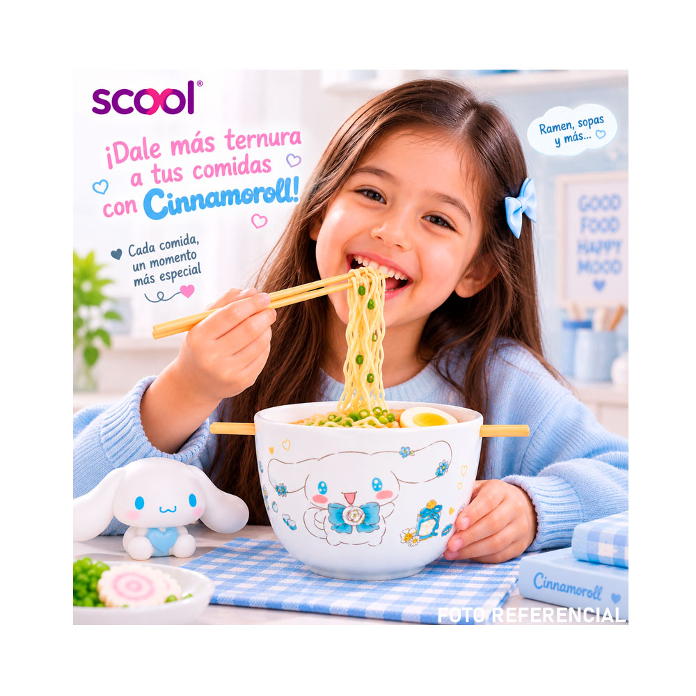 BOWL CINNAMOROLL RAMEN 500ML SCOOL CERAMICA 400425 - 3