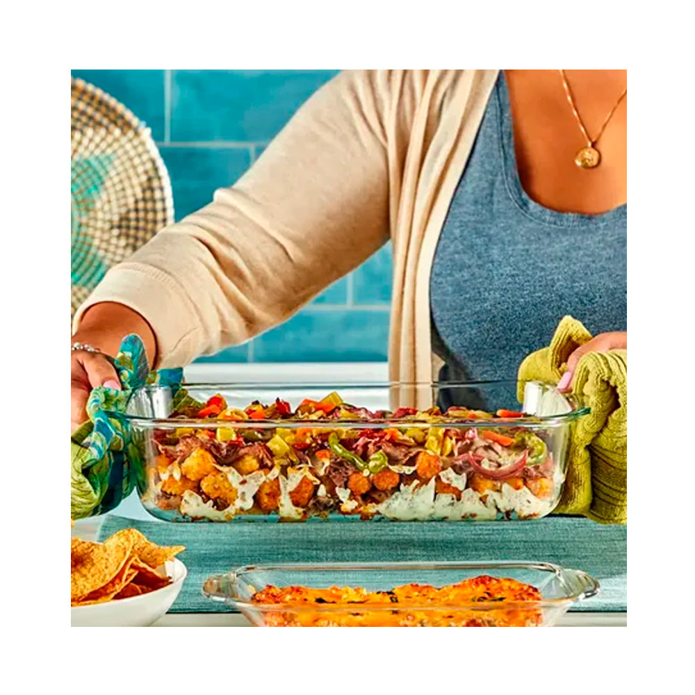 FUENTE PYREX DEEP RECTA TRANSPARENTE 4.7 LT 300100 - 4
