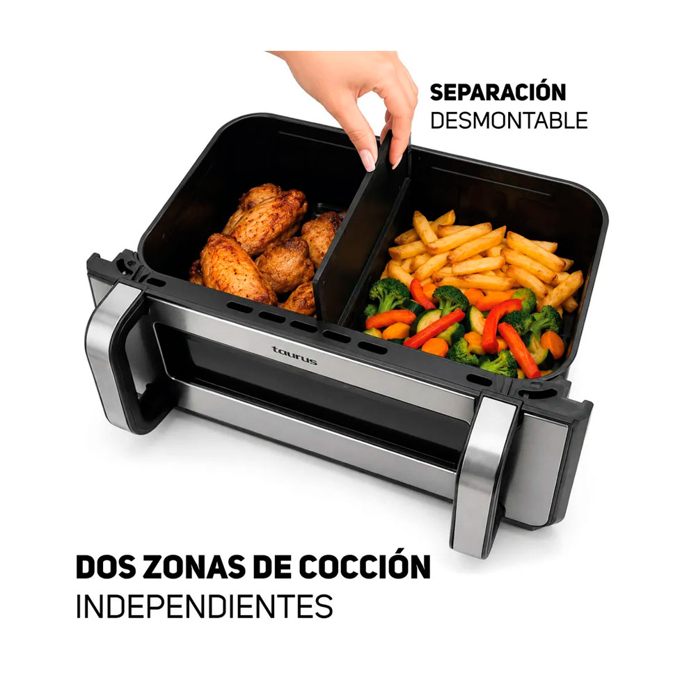 FREIDORA DE AIRE TAURUS DOUBLE AIR FRYER - 4