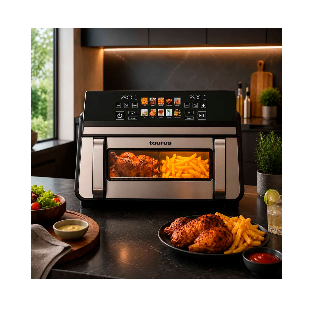 FREIDORA DE AIRE TAURUS DOUBLE AIR FRYER - 6