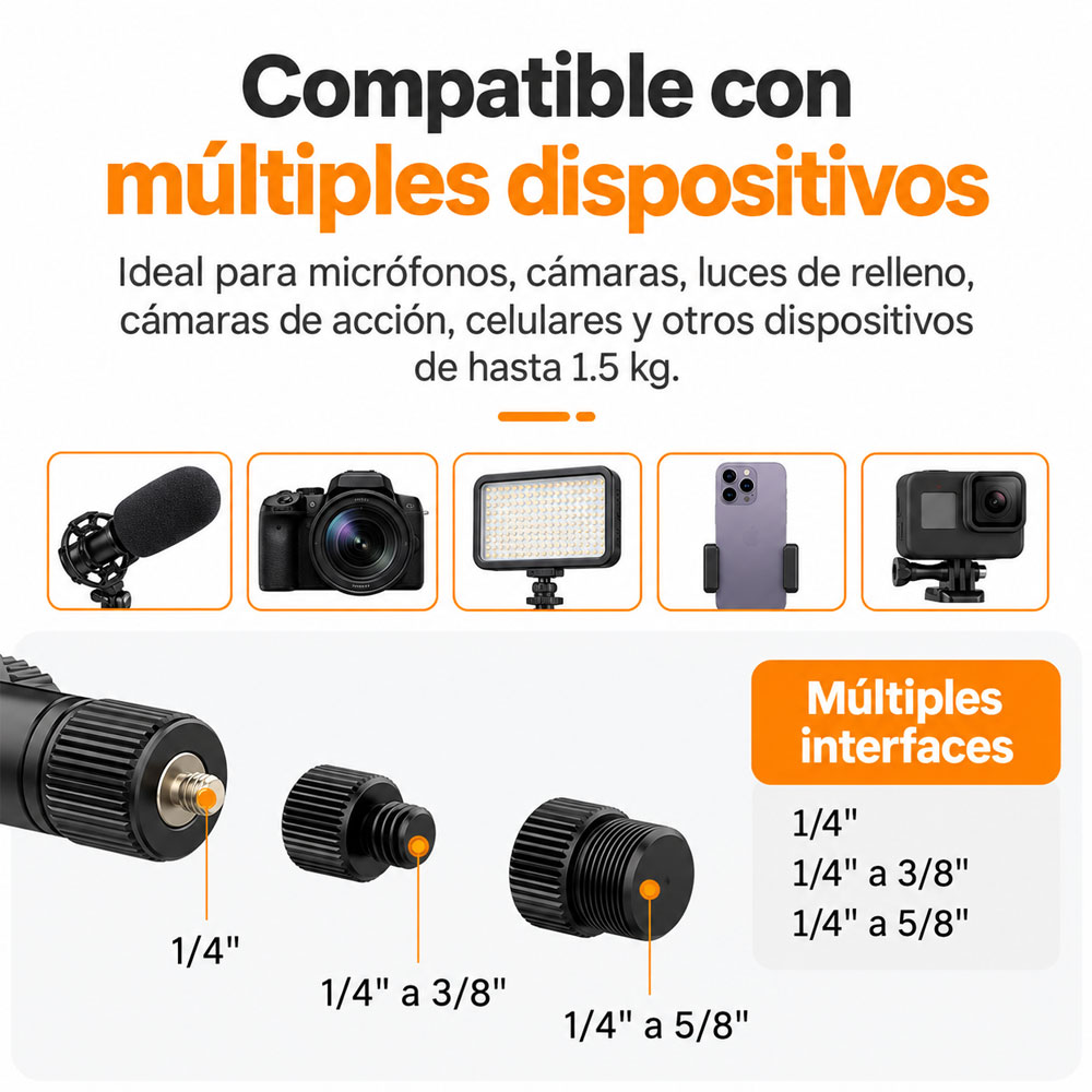 BRAZO FLEXIBLE CON SOPORTE EN MESA VIJIM LS25 SKU:2873 - 5