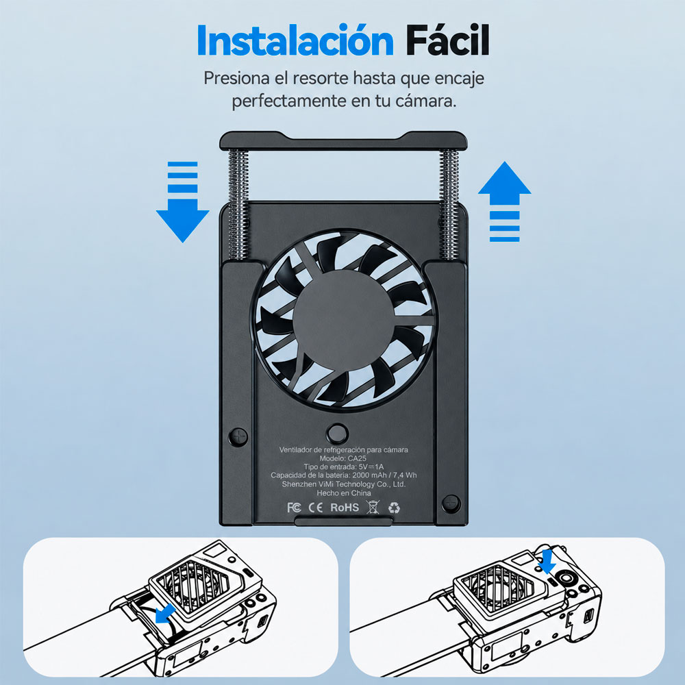 VENTILADOR DE REFRIGERACION ULANZI CA-25 - 6