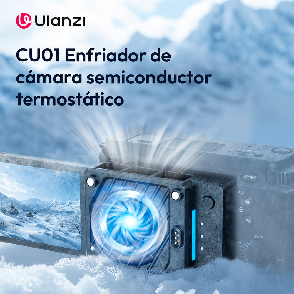 KIT ENFRIADOR SEMICONDUCTOR ULANZI CU01+BATERIA MAGNETICA SKU.C045 - 6
