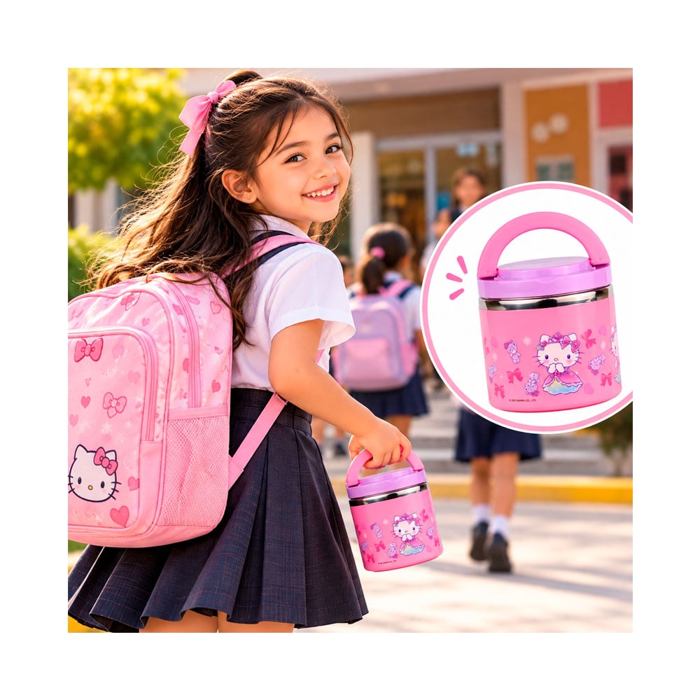 TERMO DE COMIDA HELLO KITTY SCOOL 600 ML 704948 - 2