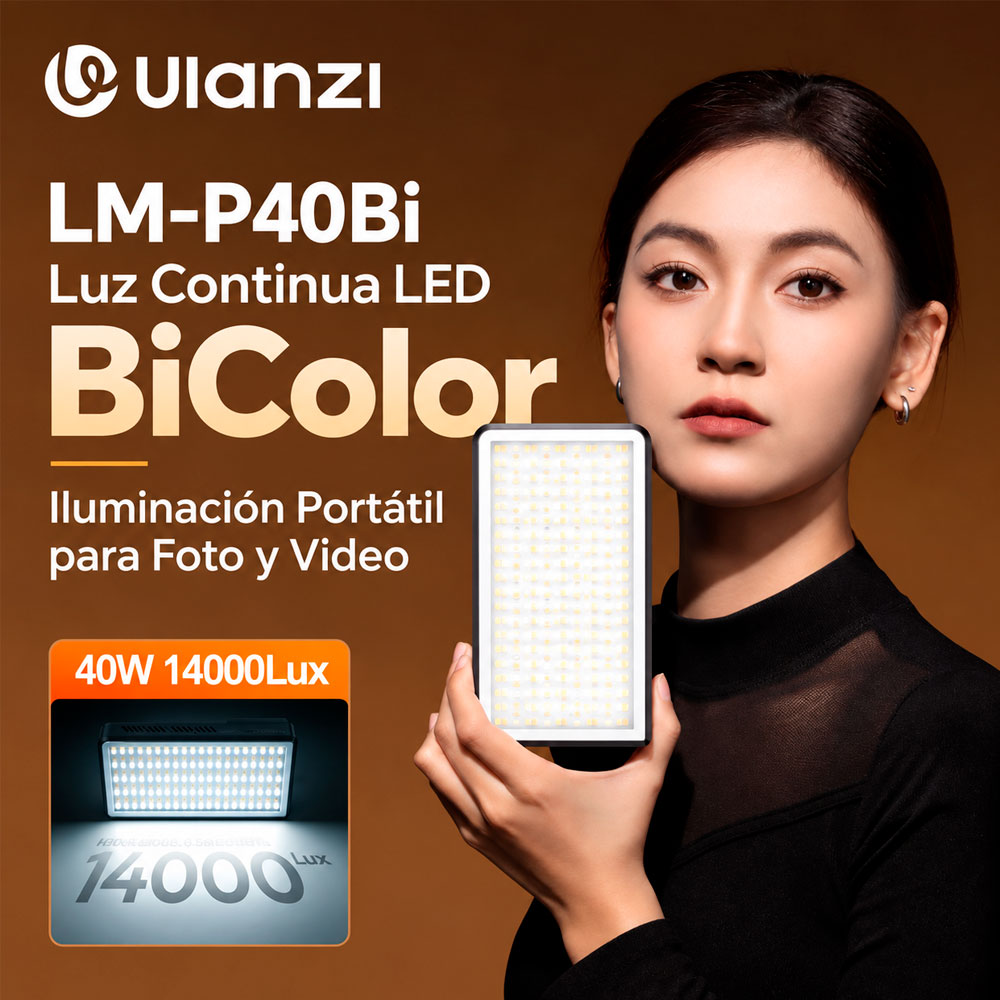 LUZ CONTINUA LED ULANZI LM-P40BI BICOLOR - 3